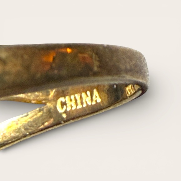 Gold Vermeil 925 Moonstone Ring | Rainbow Flash Statement Ring Size 7 - Picture 6 of 8